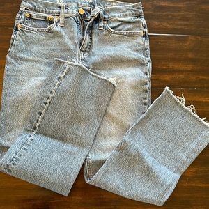 JCREW  9" demi-boot crop jean